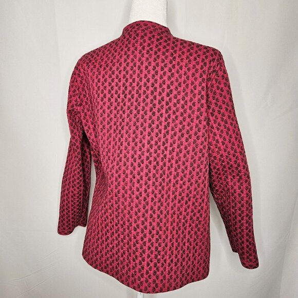 Provence d'amour Sz Medium Reversible Jacket Quilted Coat Pink Y2K Boho Paisley - Picture 10 of 14